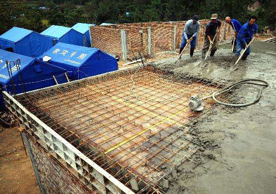 水泥澆注場(chǎng)景